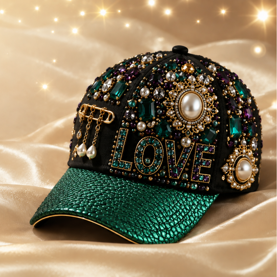 Emerald Love Cap